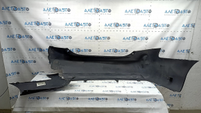 Rear bumper bare Toyota Camry v40 07-11 hybrid, black, scratches, dent, cracks, torn