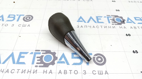 Gear knob Toyota Camry v40 07-11 brown leather, scratches