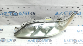 Front left headlight Toyota Camry v40 07-09 hybrid, halogen, polished, painted