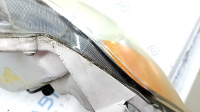 Front left headlight Toyota Camry v40 07-09 hybrid, halogen, polished, painted