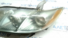 Front left headlight Toyota Camry v40 07-09 hybrid, halogen, polished, painted