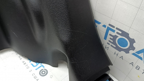 Left arch trim Jeep Cherokee KL 19-23 black, felt, under the electrical cover, scratches, whitened plastic, needs cleaning