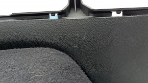 Left arch trim Jeep Cherokee KL 19-23 black, felt, under the electrical cover, scratches, whitened plastic, needs cleaning