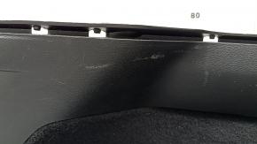Left arch trim Jeep Cherokee KL 19-23 black, felt, under the electrical cover, scratches, whitened plastic, needs cleaning