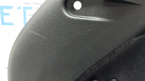 Left arch trim Jeep Cherokee KL 19-23 black, felt, under the electrical cover, scratches, whitened plastic, needs cleaning