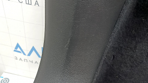 Left arch trim Jeep Cherokee KL 19-23 black, felt, under the electrical cover, scratches, whitened plastic, needs cleaning