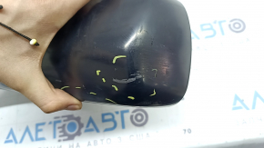 Left side mirror assembly Toyota Camry v40 07-11 usa 5 pins, black, worn, chipped
