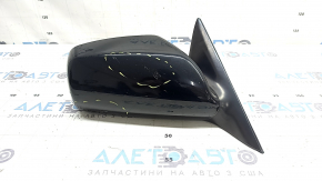 Right side mirror assembly Toyota Camry v40 07-11 usa 5 pins, black, worn