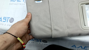 Right visor Toyota Camry v40 07-11 beige, without hook, for dry cleaning, for re-sewn
