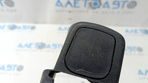 The rear left passenger seat runner trim for a Jeep Cherokee KL 14-23 is black, with a plug, scratches, and the plastic has turned white