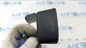 The rear left passenger seat runner trim for a Jeep Cherokee KL 14-23 is black, with a plug, scratches, and the plastic has turned white