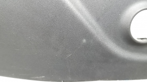 Right side passenger seat trim for Jeep Cherokee KL 16-23, black, electrically coated, scratches, plastic turned white