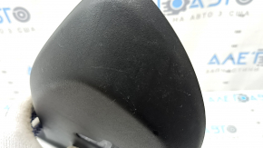 Right side passenger seat trim for Jeep Cherokee KL 16-23, black, electrically coated, scratches, plastic turned white