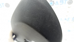 Right side passenger seat trim for Jeep Cherokee KL 16-23, black, electrically coated, scratches, plastic turned white