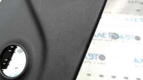 Left side driver's seat cover for Jeep Cherokee KL 16-23, black, electrically powered, scratches