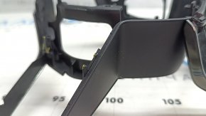 Chevrolet Equinox EV 24-26 black steering wheel cover, gloss black cover, dark gray moldings, crack, broken fasteners