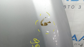 Bare hood Toyota Prius 50 Prime 17-22 aluminum, silver 1F7, bumps, corrosion of the hood lock hook, in glue