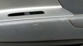 Door trim, front right card, Kia Niro 17-22, gray, matte gray insert, rubber armrest, scratches, dented