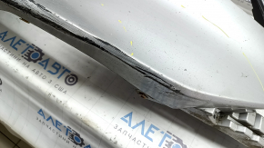 Front right bare bumper Toyota Prius 50 Prime 17-22 without parking sensors, silver, chips worn out