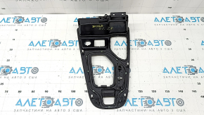 Jeep Cherokee KL 19-23 center console trim, black gloss with indicator, scratches, swollen coating