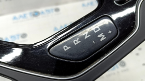 Jeep Cherokee KL 19-23 center console trim, black gloss with indicator, scratches, swollen coating