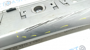 Right threshold Toyota Prius 50 Prime 17-22 silver, worn, chips
