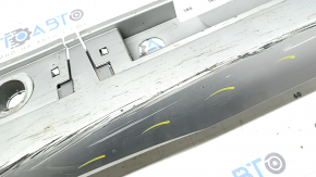 Right threshold Toyota Prius 50 Prime 17-22 silver, worn, chips