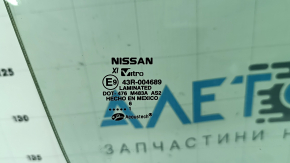 Front right door glass for Nissan Rogue 21-26 US built, triplex
