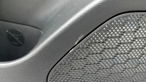 Door trim, rear left card, Nissan Rogue 21-22, black with black leather insert, leather armrest, brown top, under curtain, without curtain, scratches