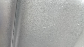 Door trim, rear left card, Nissan Rogue 21-22, black with black leather insert, leather armrest, brown top, under curtain, without curtain, scratches