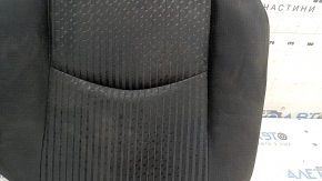 Rear seat cushion, 2nd row, right, Toyota Prius 50 Prime 17-22, black fabric, dry cleanable