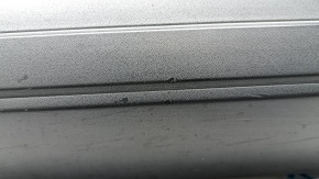 Front left door assembly for Nissan Rogue 21-26 keyless. Triplex, glossy corner, black KH3, scratches on trims