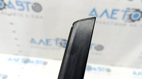 Molding door-glass central rear left Nissan Rogue 21-26 black matte, scratches
