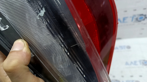 The right rear bumper light of Toyota Prius 50 Prime 17-22 is worn out