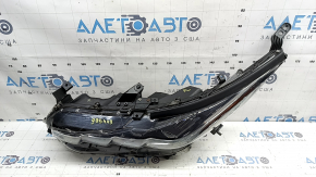 Left front headlight assembly for Toyota Prius 50 Prime 17-19 LED with seal and upper mount, ready for polishing