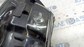 Left front headlight assembly for Toyota Prius 50 Prime 17-19 LED with seal and upper mount, ready for polishing
