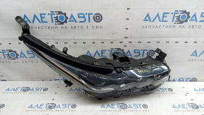 Right front headlight assembly for Toyota Prius 50 Prime 17-19 LED with seal and upper mount, ready for polishing