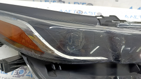 Right front headlight assembly for Toyota Prius 50 Prime 17-19 LED with seal and upper mount, ready for polishing