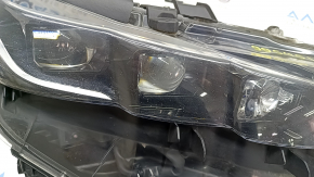 Right front headlight assembly for Toyota Prius 50 Prime 17-19 LED with seal and upper mount, ready for polishing