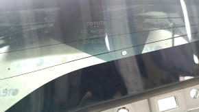 Naked trunk door with glass Toyota Prius 50 Prime 17-22 silver 1F7, scratches on glass