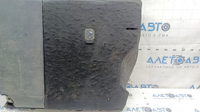 The back of the rear row of seats, 2nd row, right, complete, Toyota Prius 50 Prime 17-22, black fabric, scratches on the plastic, defective pile on the back side, dents, dry cleaning required