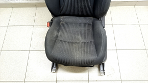 Driver's seat for Toyota Prius 50 Prime 17-19 without airbag, mechanical, heated, black fabric, worn, dry cleanable, creases