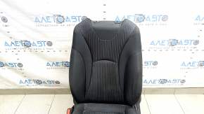 Driver's seat for Toyota Prius 50 Prime 17-19 without airbag, mechanical, heated, black fabric, worn, dry cleanable, creases