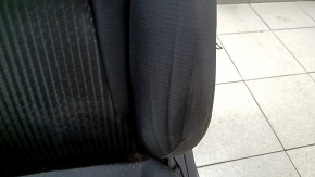 Driver's seat for Toyota Prius 50 Prime 17-19 without airbag, mechanical, heated, black fabric, worn, dry cleanable, creases