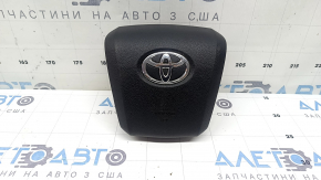 Airbag in the driver's steering wheel Toyota Prius 50 16-22 black, scratches