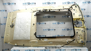 Headlining for Nissan Rogue 21-22 with panoramic windows, gray, ready for dry cleaning, fasteners are torn off