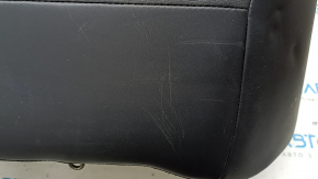 Rear seat cushion 2nd row Nissan Rogue 21-22 black leather, without Isofix plugs, scratches, dented