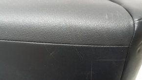Rear seat cushion 2nd row Nissan Rogue 21-22 black leather, without Isofix plugs, scratches, dented