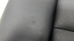 Rear seat cushion 2nd row Nissan Rogue 21-22 black leather, without Isofix plugs, scratches, dented
