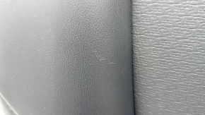 Back of rear row of seats 2nd row right Nissan Rogue 21-22 black leather, scratches